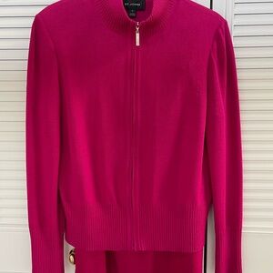 ST John collection knit top and skirt